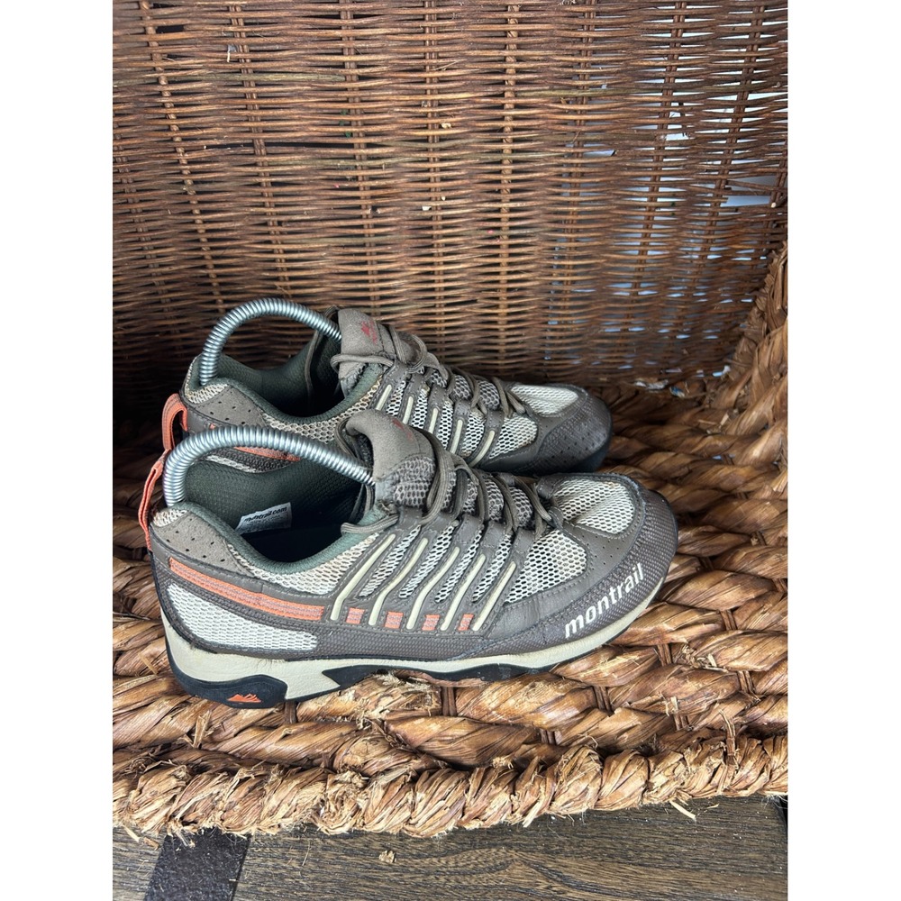 Montrail SPresso Women 9 Trail Running Shoes‎ Brown Olive Green GL2022-049